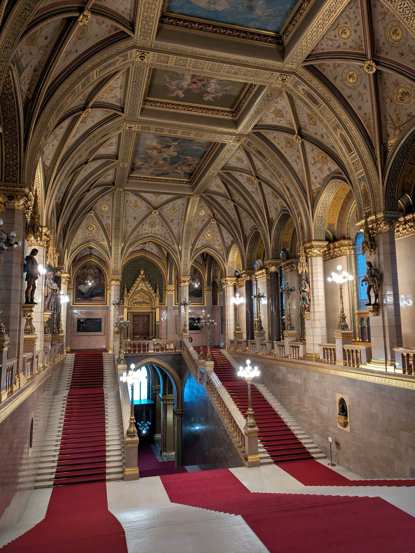 Inside the Hungarian Parliament Building (shot from Pest)